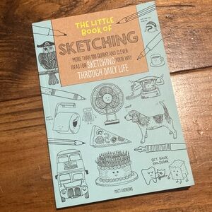 The Little Book of Sketching - Blue Cover